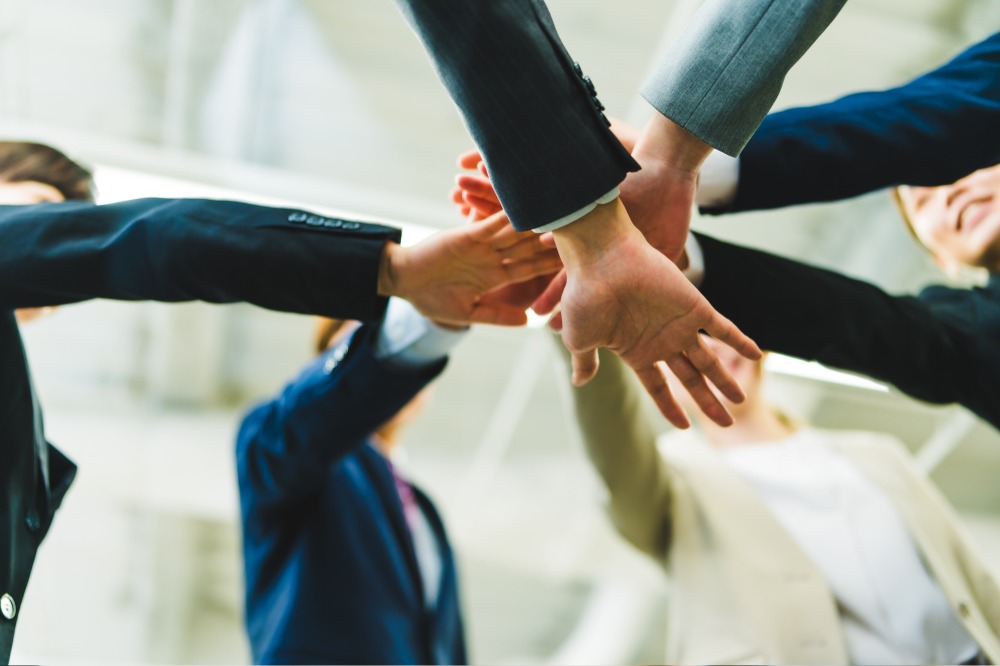 チームワークがいい!